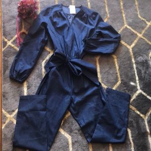 Eien Denim Jumpsuit Size M NWT! Haute!